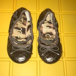 SAM EDELMAN BRONZE BABYDOLL SHOE